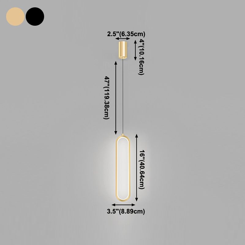 1-Light Wrought Iron Lighting Fixture Minimalism Pendant Light Kit for Bedroom