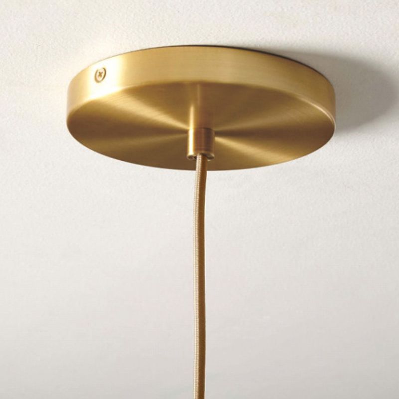 Sfera oro Sfera Impiegamento dell'illuminazione a sospensione Luce a soffitto appeso in vetro moderno per camera da letto