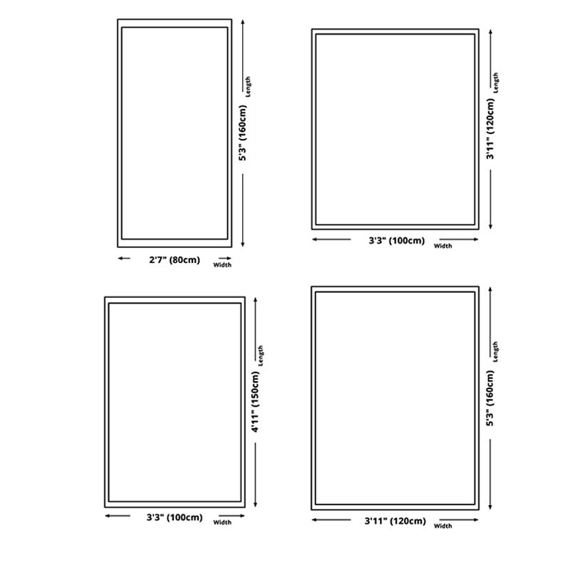 Donkergrijs modern tapijt polyester grafisch tapijt niet-slip achterste tapijt voor woonkamer