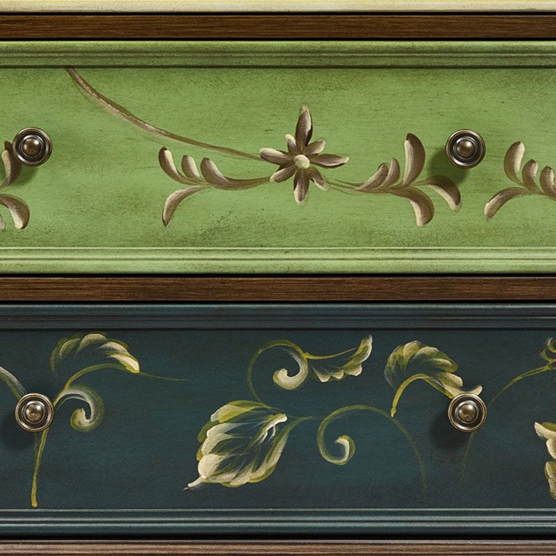 Traditional Style Vertical Lingerie Chest Wood Storage Bachelor Chest for Bedroom