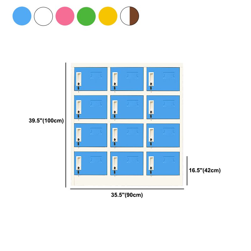 Contemporary Style Wardrobe Metal Wardrobe Closet for Home,35.43" D x 16.54" W x 39.37" H