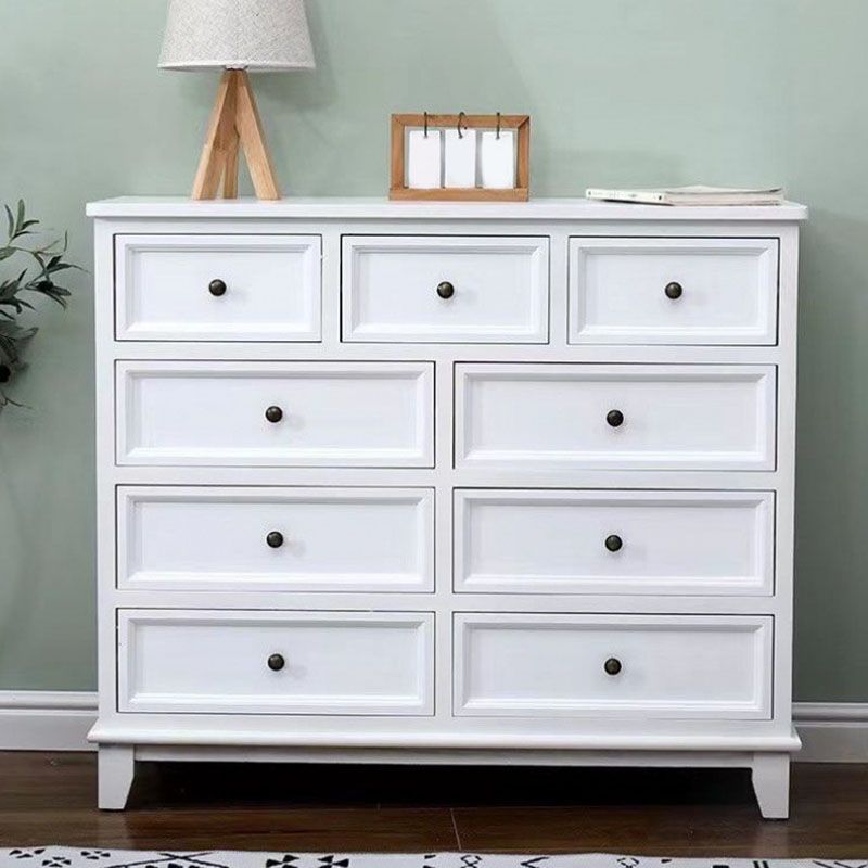 Traditional Storage Chest Solid Wood Storage Chest Dresser for Living Room