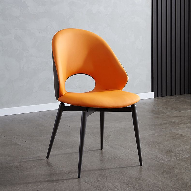 Home Armless Dining Chairs Dining Room Open Back Dining Side Chair