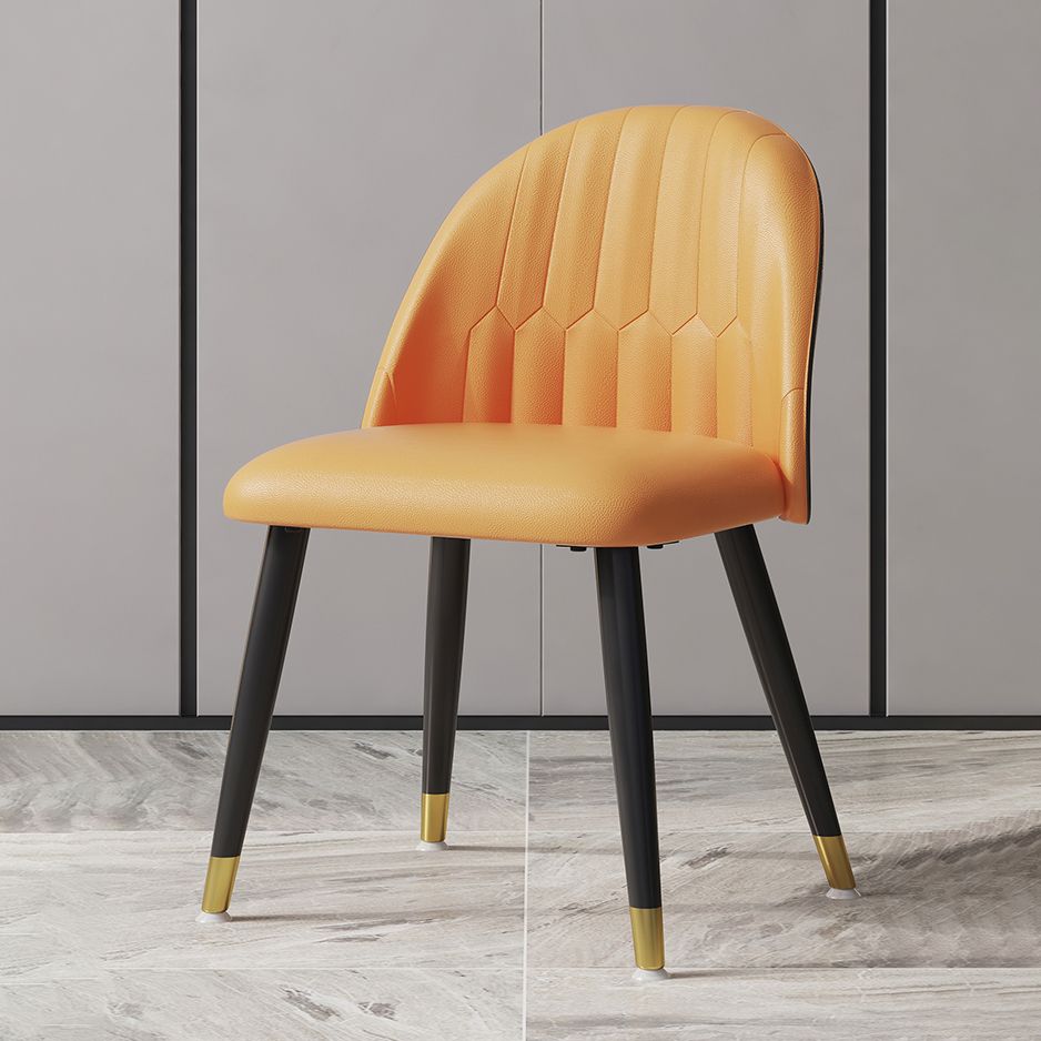 1/4/7 Pcs Metal Modern Dining Room Set with Round Table and Metal Base Dining Set