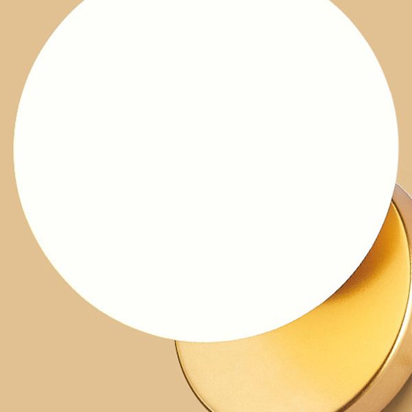 Modern Globe Wall Lamp 1 Light Wall Vanity Lights for Washroom