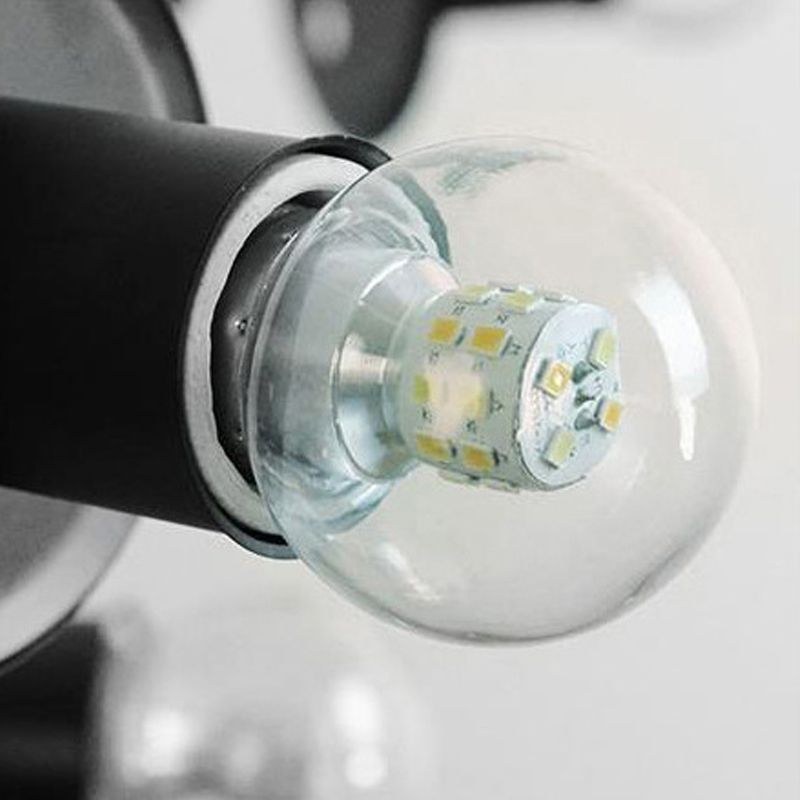 Luz de lámpara de lámpara de vidrio contemporánea Restaurante Hanging Chandelier