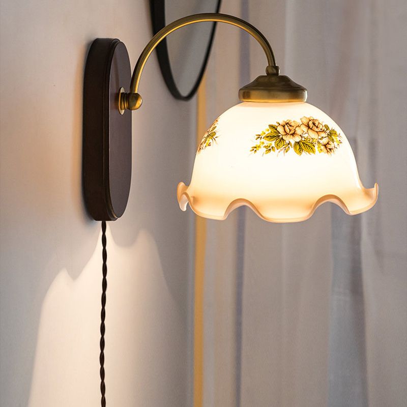 Éclairage mural géométrique en bois style contemporain 1 luminaire mural lumineux