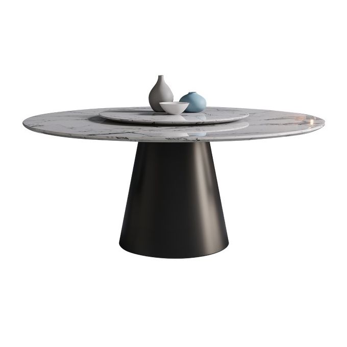 Modern 1/4/7/9/11 Pieces Dining Set Round Sintered Stone Dining Table Set