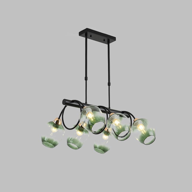 Pendentif de bourgeon en verre aléméré