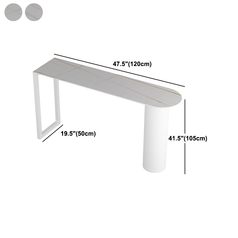 Modern 1/2/5 Pieces Sintered Stone Pub Table Set Metal Table Counter Table