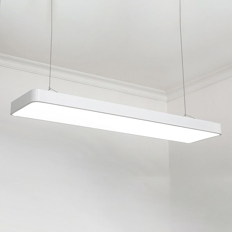 Cadre métallique LED Pendembre dans le style moderne 54W LED Suspended Lights for Office Conference Room