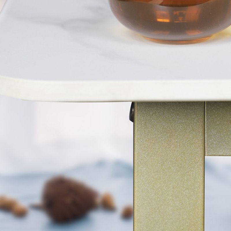 Glam Frame Coffee Table Rectangle Slate Top Coffee Cocktail Table