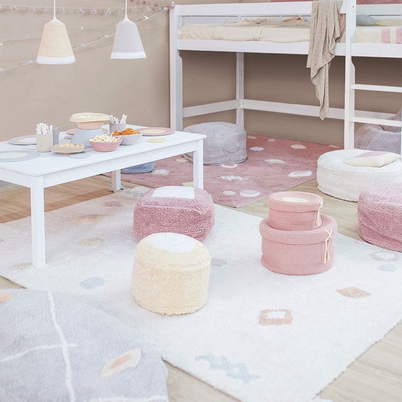 Soft Animals Area Rug Khaki Kids Indoor Rug Polyester Non-Split Backing Carpet for Bedroom