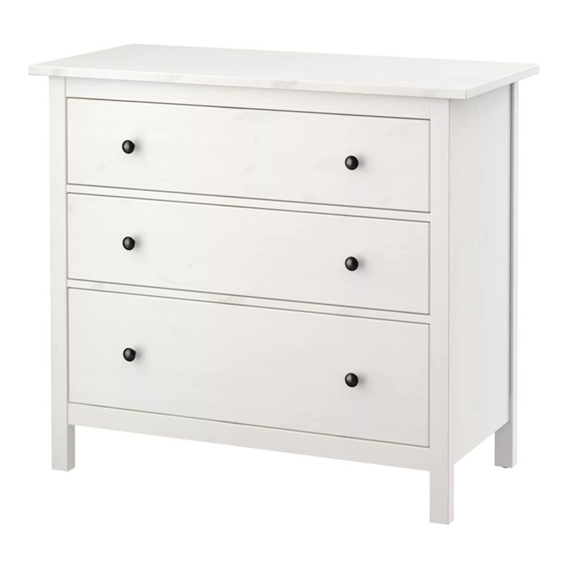 Contemporary Horizontal Chest Bedroom Storage Chest with 3 Drawers