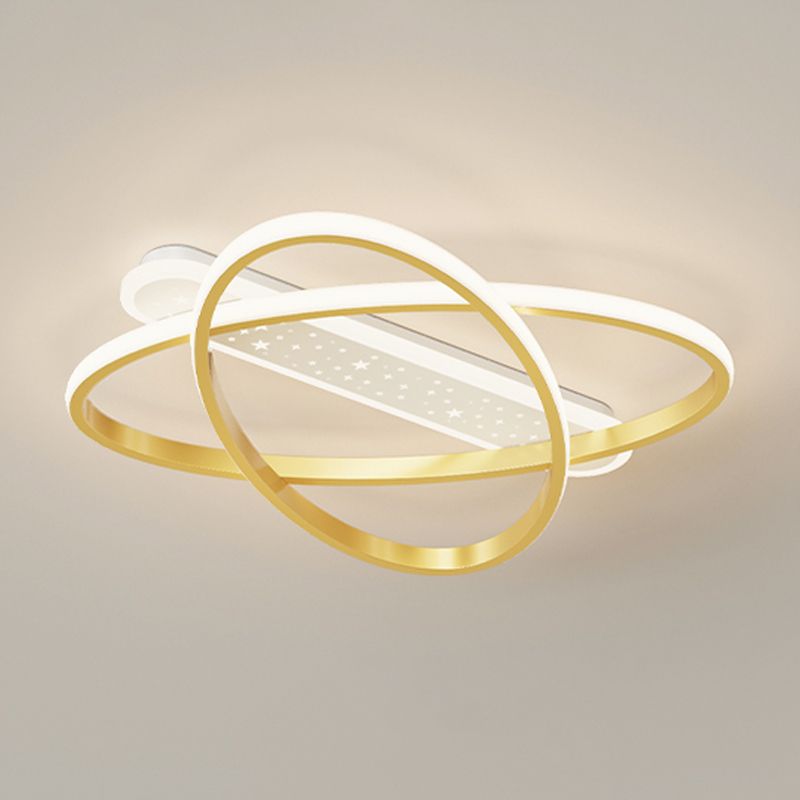 Techos De Forma Lineal Accesorios De Luz De Techo De Metal De Estilo Moderno 3