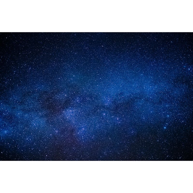 Dark Color Beautiful Scenery of The Starry Night Large Wall Mural Stain Resistant Wallpaper