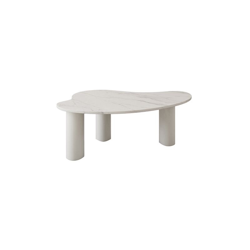 3 Legs Coffee Table Minimalist Slate Coffee Table for Living Room