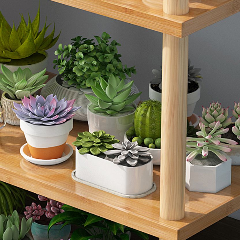 Modern Style Bookshelf Open Back Artificial Wood Bookcase for Office