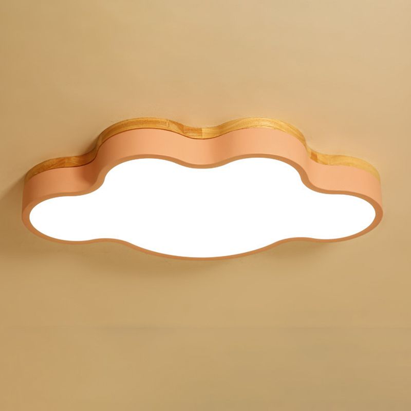 Cloud Flush Mount Light Fixtures 1 Light Acrylic Nordic Ceiling Lights Flush Mount