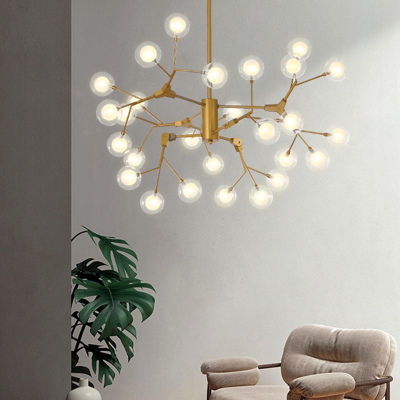 Chandelier filaire en forme de succurs