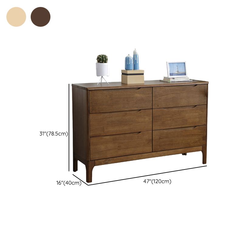 Modern Dresser Solid Wood Storage Chest Dresser with 9/7/6/5/4 Drawers