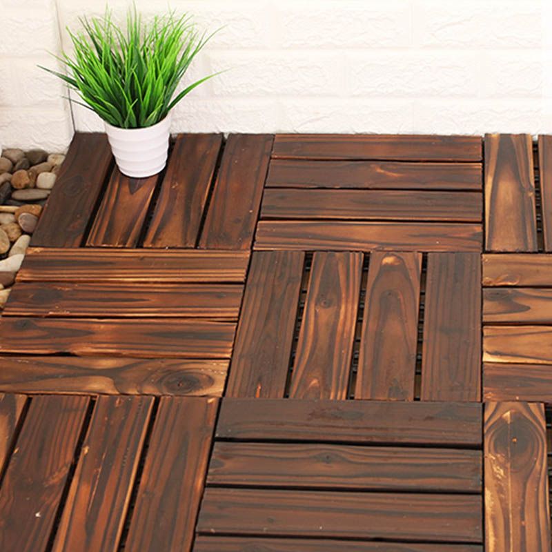 Interlocking Patio Flooring Tiles Solid Wood Patio Flooring Tiles