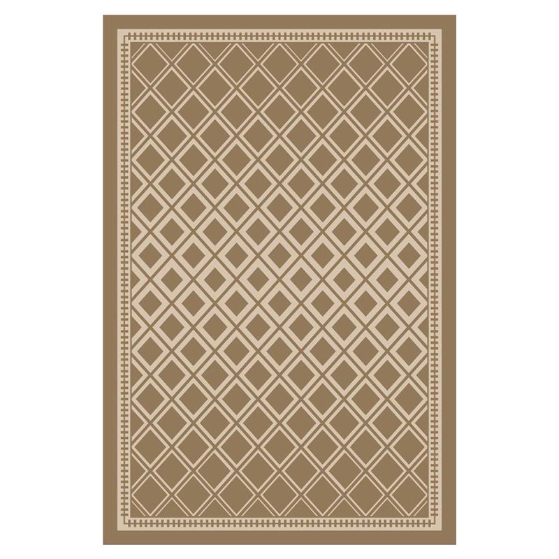 Green Diamond Area Rug Polyester Modern Rug Stain Resistant Rug for Living Room