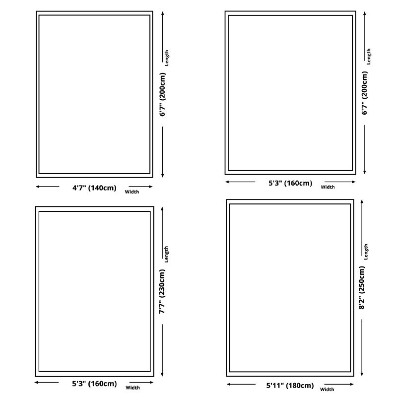 Vintage Area Carpet Simple Floral Print Indoor Rug Polyester Stain Resistant Carpet for Home Decor