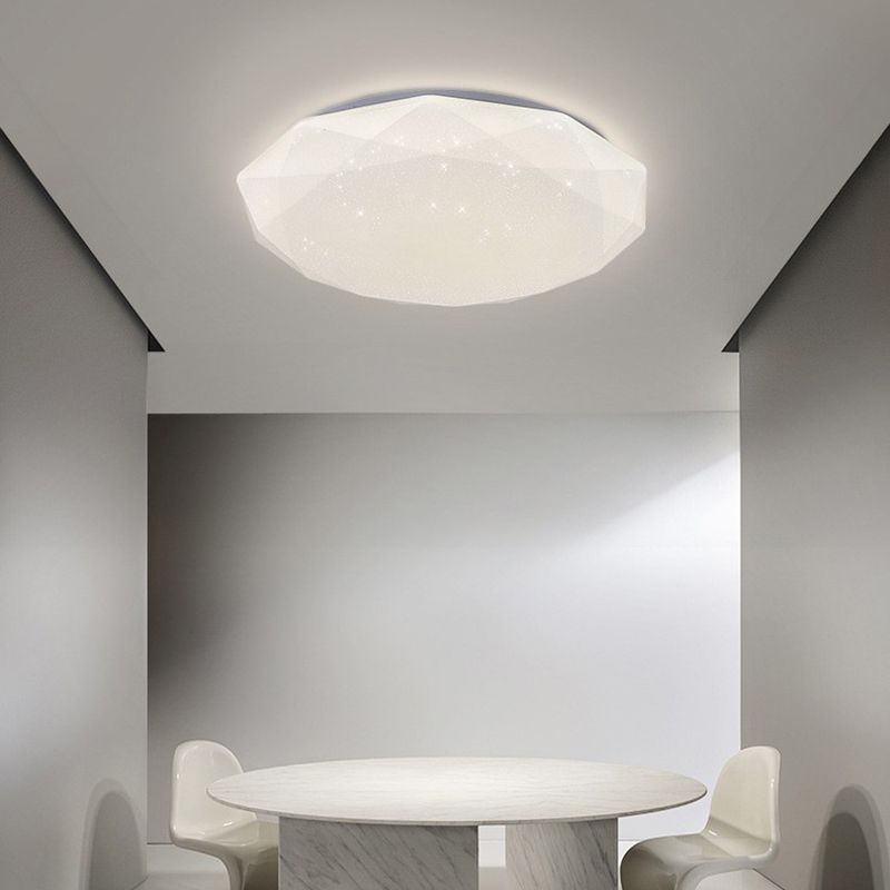 Contemporary Geometrical Flush Mount Ceiling Light Fixture for Bedroom
