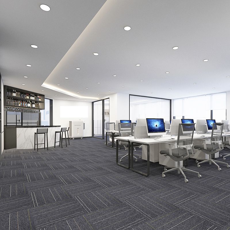 Modern Carpet Tiles Self Adhesive Multi Level Loop Fade Resistant Carpet Tile