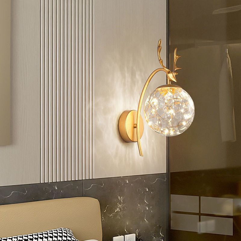 1 leichte Ballwandlichter moderner Stil von Glaswandbeleuchtung Ideen