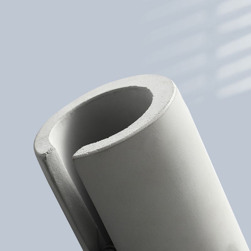 1-Light Wall Lamp Modern Concrete Shade Wall Mounted Lighting for Bedroom