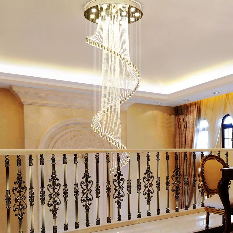 Molecular Pendant Chandelier Modern Luxury Style Crystal Hanging Light