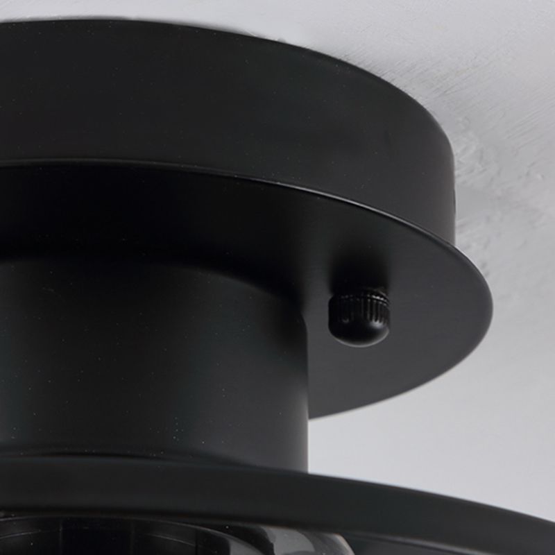 1-Licht-Unterputzleuchte Traditionelle Unterputzleuchte mit Glasschirm