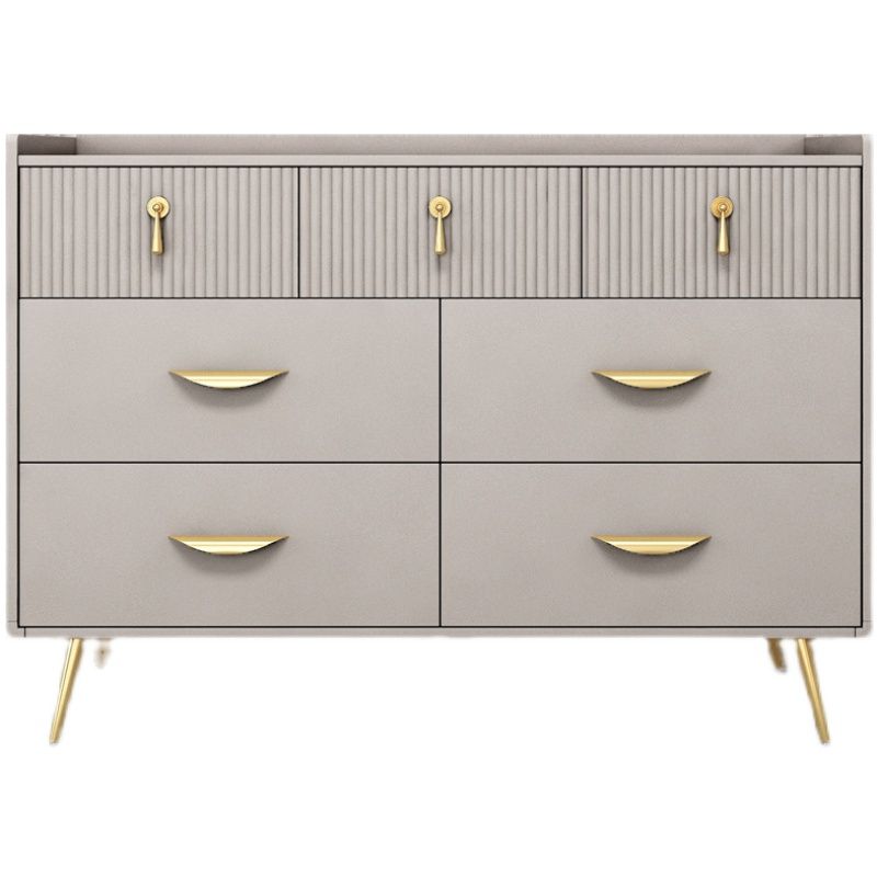 Glam Chest Bedroom Engineered Wood Storage Chest with Drawers