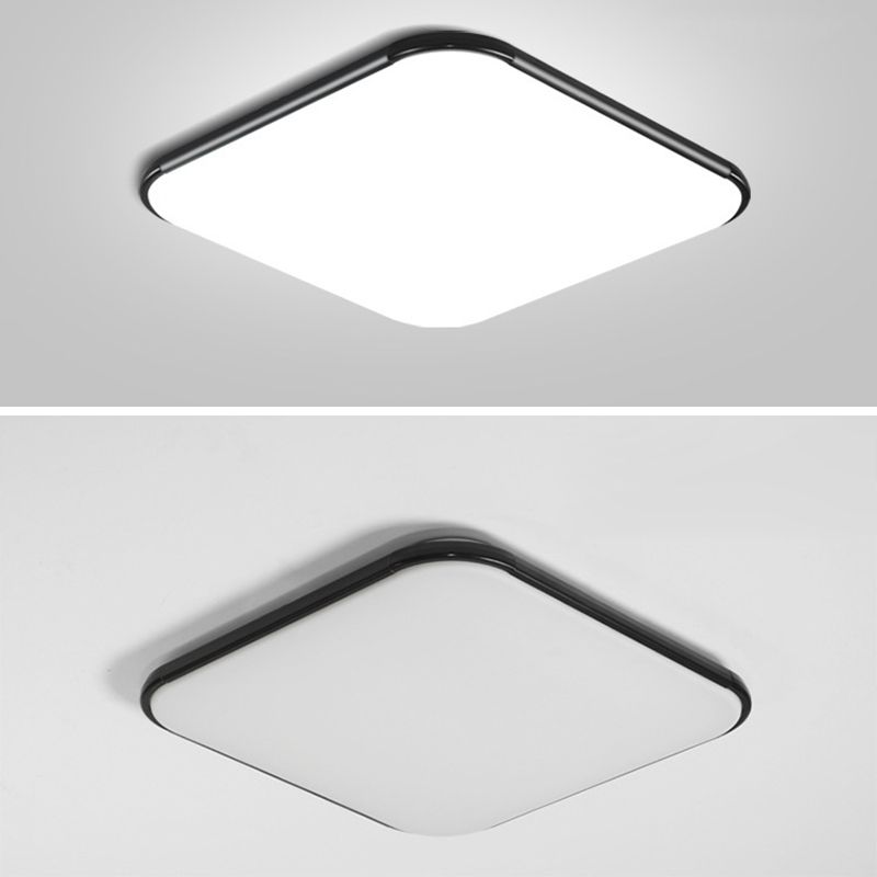 Modern Square Flush Mount Lighting Fixtures Acrylique Flushmont