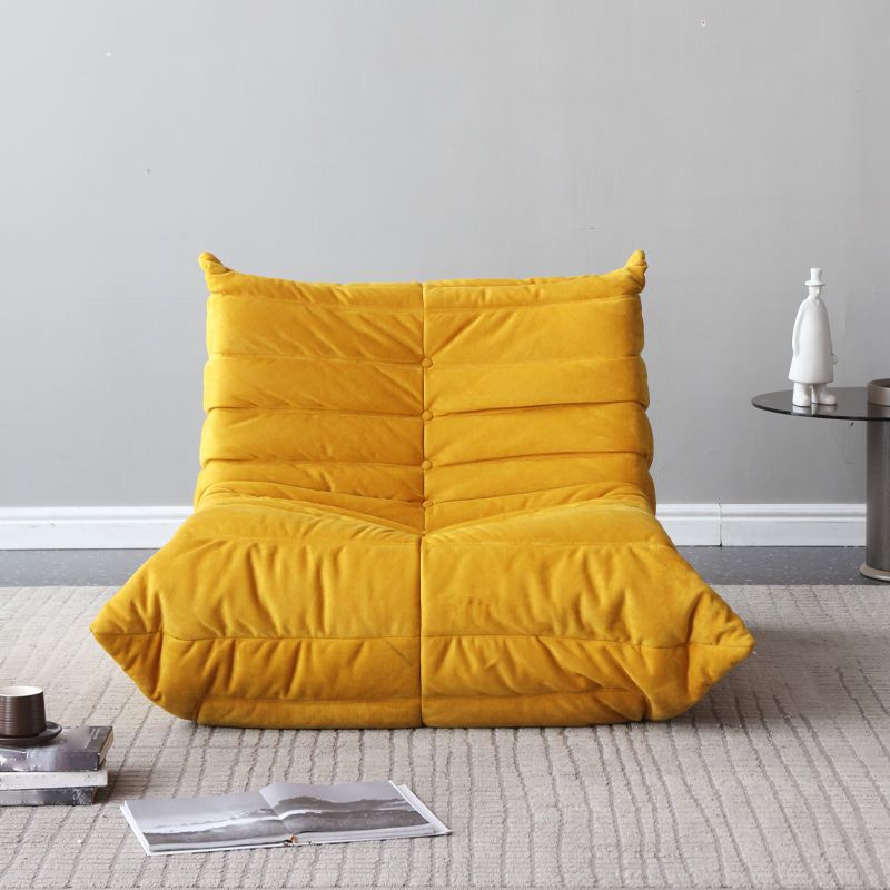 Contemporary Style Upholstered Armless Cushion Back Parsons Chair