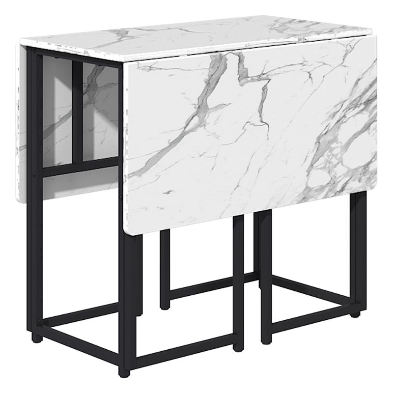 Wood Dining Set 1/2/3/5/7 Pcs Folding Dining Table and Chairs