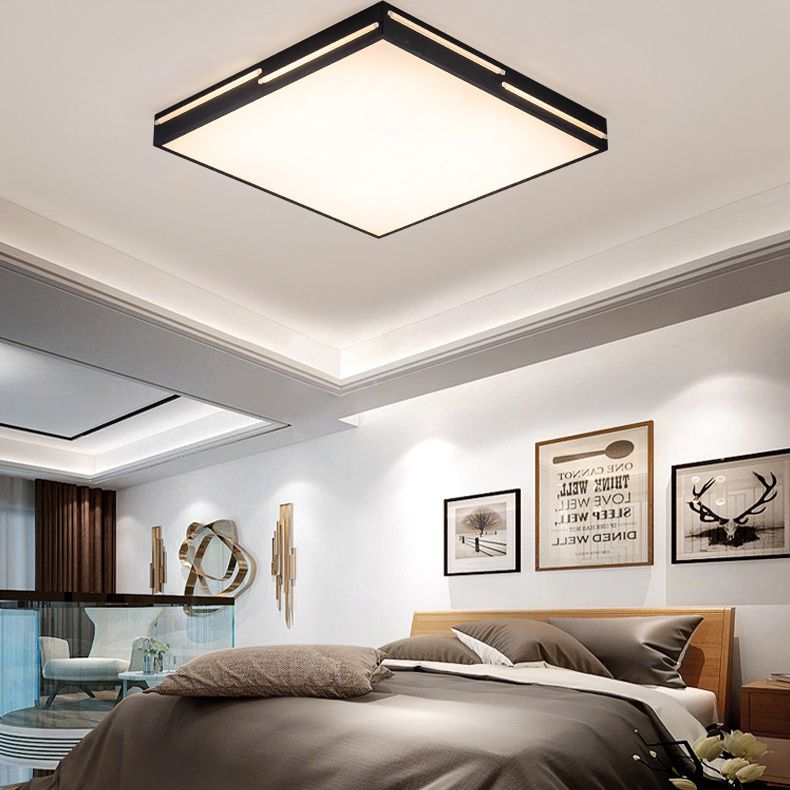 Plafonnier LED en acrylique de conception de Style moderne, luminaire de plafond encastré pour le salon