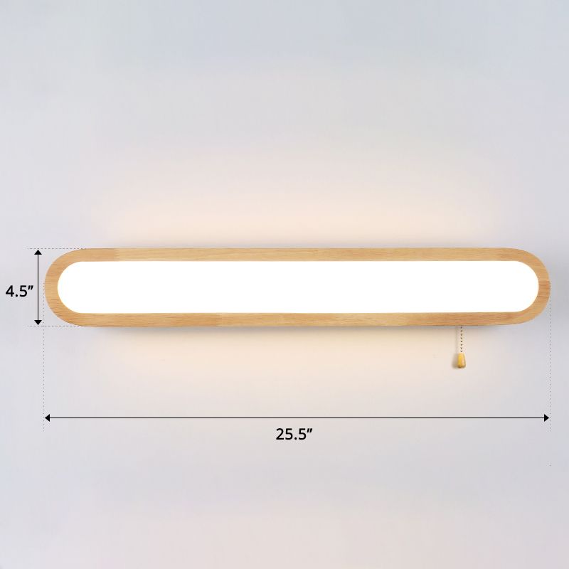 Sfonde a parete a filo oblungo semplicità LED LED Montata a parete con diffusore acrilico per corridoio