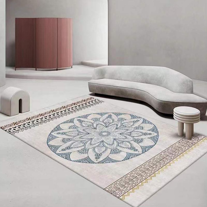 Drucken von Teppichpolyester traditioneller Teppichfleckfest -widerstandsfähiges Teppich für Wohnzimmer