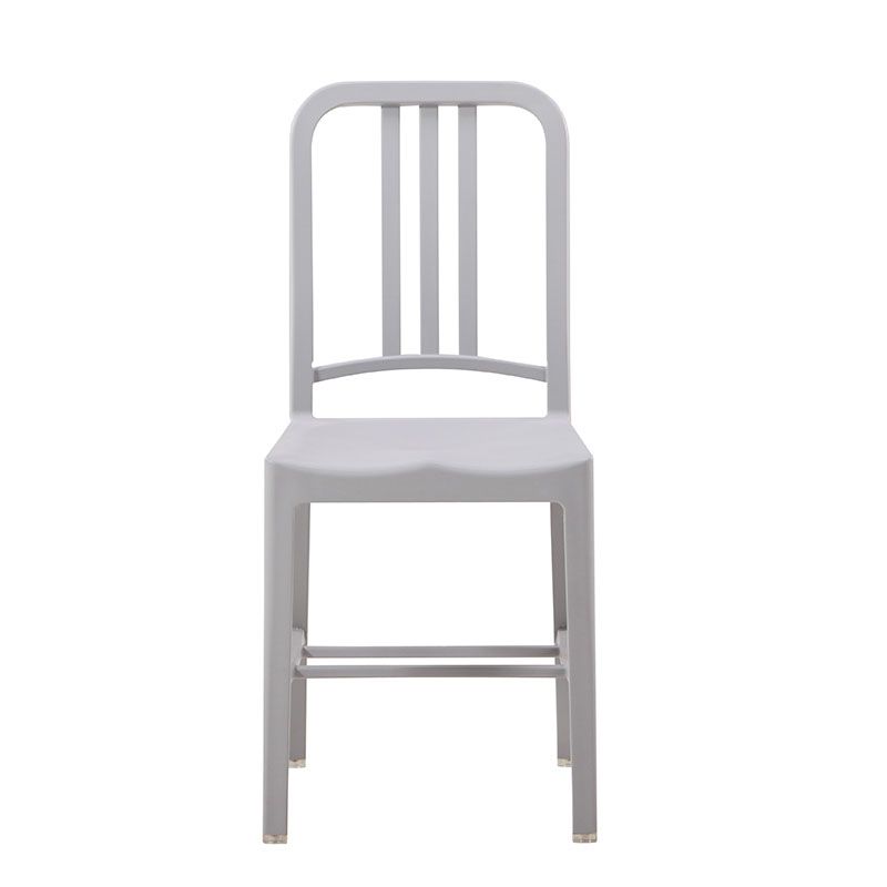 Silla de comedor plástica casera moderna del final mate de la silla lateral del listón trasero