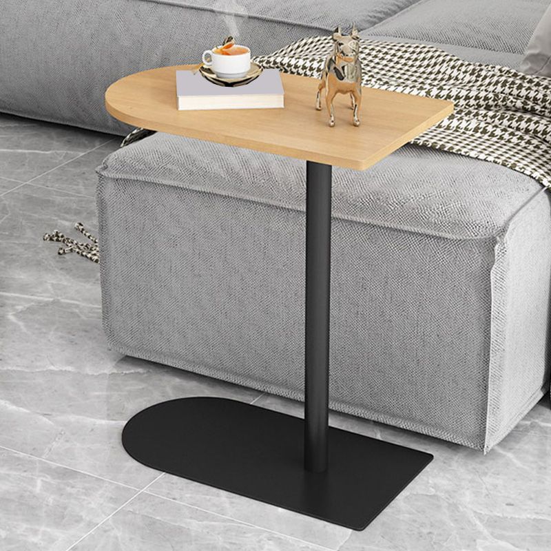 Modern Pedestal End Side Table Mental Sofa Side End Table for Living Room