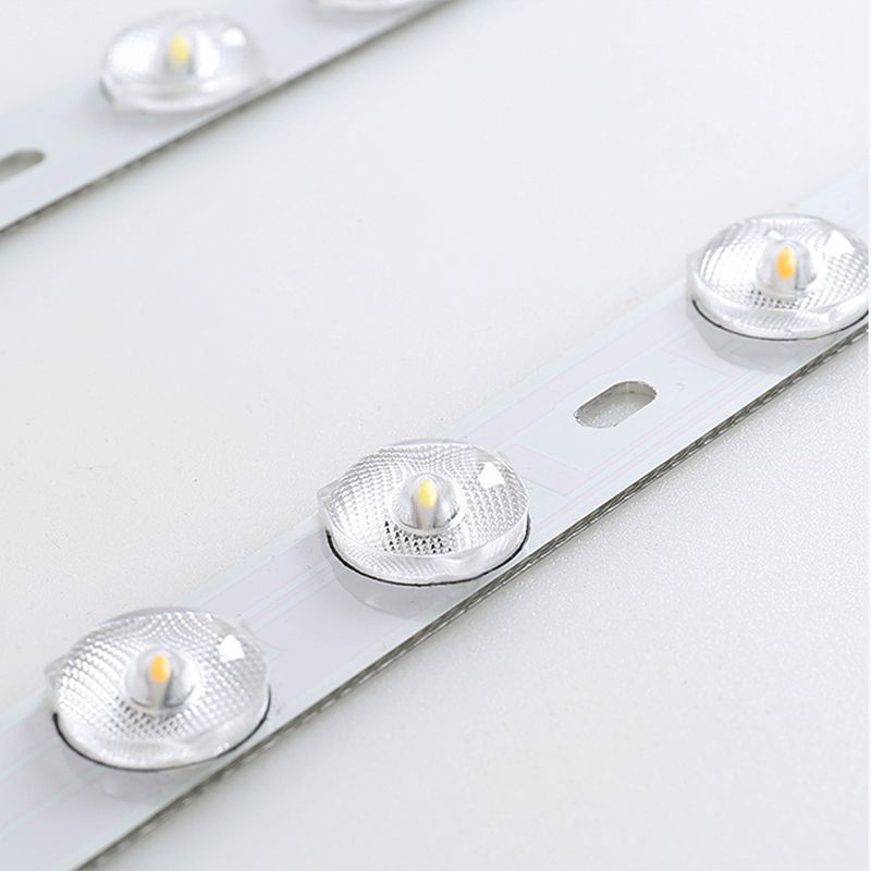 Plafoniera moderna a LED in legno con montaggio a incasso rotondo