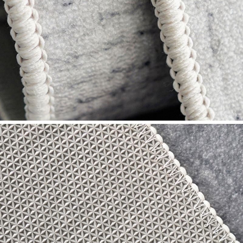 Beige Modern Rug Polyester Graphic Rug Stain Resistant Rug for Living Room