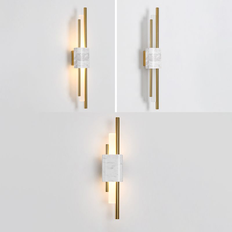 Lampada a parete a 1 luci lampada moderna a parete a parete con tonalità acrilica bianca