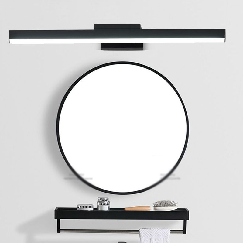 Lumières murales de vanité linéaire de style moderne Métal 1 Lights Mirror Vanity Lights