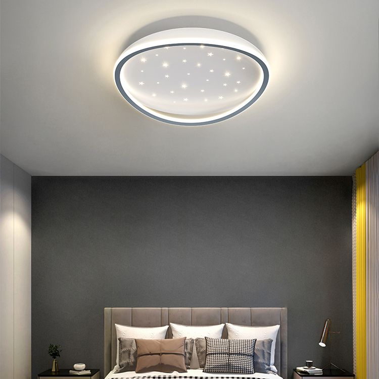 Geometrie Form LED Deckenleuchte Moderne Aluminium 1 Light Flush Mount für Halle