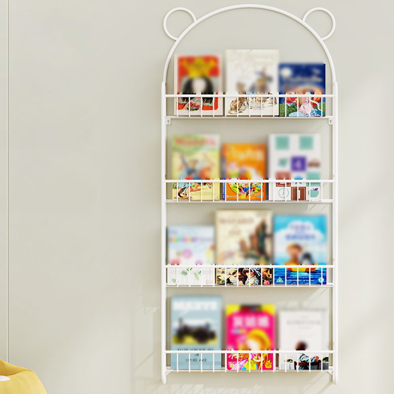 Libreria moderna mobile in metallo in metallo per casa