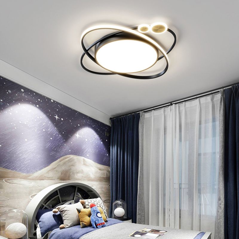 Acrylic Shade LED Flush Mounted Ceiling Lights Contemporary Lighting Fixture